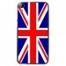 TPU1DES820UNIONJACK - Coque Souple en gel noir pour HTC Desire 820 avec impression Motifs Union Jack