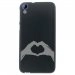 TPU1DESIRE820MAINCOEUR - Coque souple pour HTC Desire 820 avec impression Motifs mains en forme de coeur