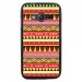 TPU1G318AZTEQUEJAUNEROUGE - Coque Souple en gel pour Samsung Galaxy Trend 2 Lite avec impression aztèque jaune et rouge