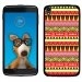 TPU1IDOL355AZTEQUEJAUNEROUGE - Coque Souple en gel pour Alcatel Idol 3 5,5 avec impression Motifs aztèque jaune et rouge