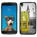 TPU1IDOL355CABINEUKJAUNE - Coque Souple en gel pour Alcatel Idol 3 5,5 avec impression Motifs cabine téléphonique UK jaune