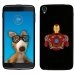 TPU1IDOL355IRONBUSTE - Coque Souple en gel pour Alcatel Idol 3 5,5 avec impression Motifs buste Iron