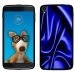 TPU1IDOL355SOIEBLEU - Coque Souple en gel pour Alcatel Idol 3 5,5 avec impression Motifs soie drapée bleue