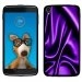 TPU1IDOL355SOIEMAUVE - Coque Souple en gel pour Alcatel Idol 3 5,5 avec impression Motifs soie drapée mauve