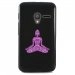 TPU1PIXI340BOUDDHAMAUVE - Coque Souple en gel noir pour Orange Rise-30 avec impression Motifs bouddha mauve