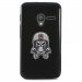 TPU1PIXI340SKULLCASQUE - Coque Souple en gel noir pour Orange Rise-30 avec impression Motifs tête de mort avec un casque de 