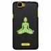 TPU1RAINBOWBOUDDHAVERT - Coque Souple en gel noir pour Wiko Rainbow avec impression Motifs bouddha vert