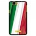 TPU1RAINBOWDRAPITALIE - Coque Souple en gel noir pour Wiko Rainbow avec impression Motifs drapeau de l'Italie