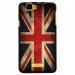 TPU1RAINBOWDRAPUKVINTAGE - Coque Souple en gel noir pour Wiko Rainbow avec impression Motifs drapeau UK vintage