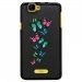 TPU1RAINBOWPAPILLONS - Coque Souple en gel noir pour Wiko Rainbow avec impression Motifs papillons colorés