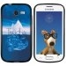 TPU1S7390TOUCHECOULE - Coque Souple en gel noir pour Galaxy Trend Lite avec impression Motifs Touché Coulé