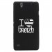 TPU1XPERIAC4DRAPBREIZH - Coque Souple en gel pour Sony Xperia C4 avec impression Motifs drapeau breton I Love Breizh